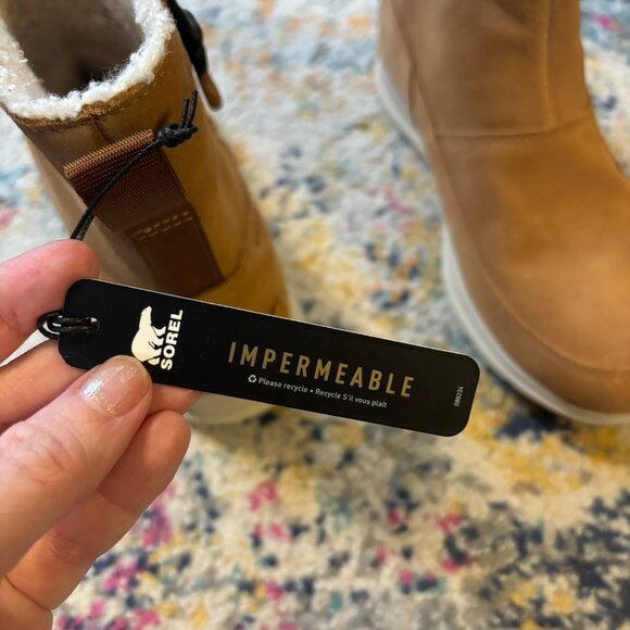 Women's Sorel™ Explorer Zip Boot Camel Brown NWT SZ 6 - Picture 9 of 10